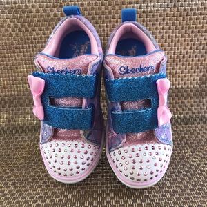 Skechers light up twinkle toes sneakers